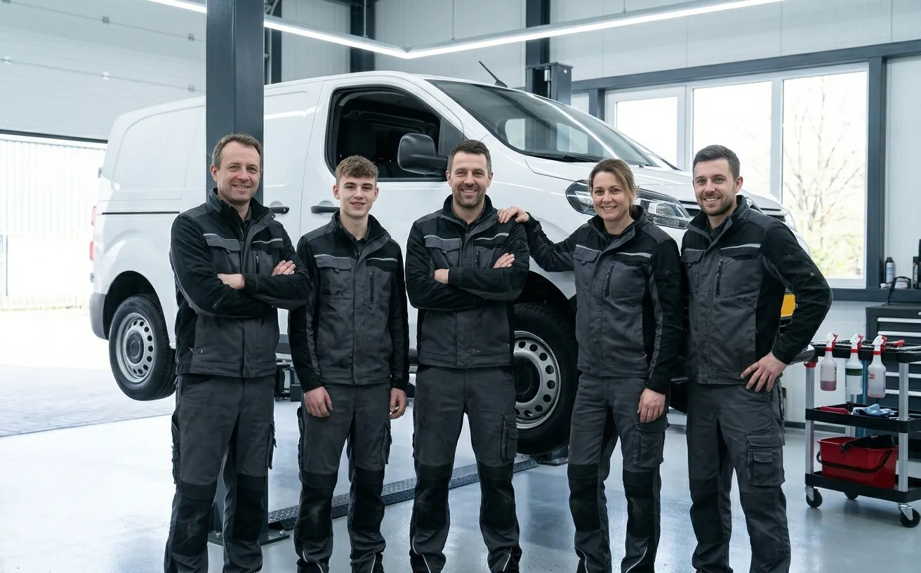 Das Team der WIV-Werkstatt in Grimma
